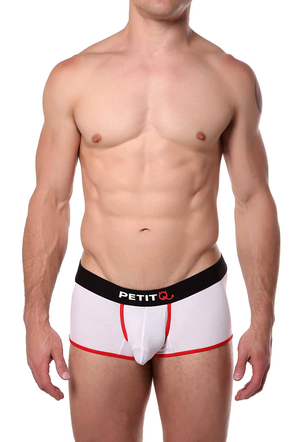 PetitQ White/Red Big-Bulge Bamboo Trunk