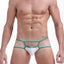 PetitQ White/Teal Tessy Bikini Brief