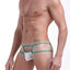 PetitQ White/Teal Tessy Bikini Brief
