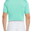 Pga Tour Feeder Stripe Polo Shirt Electric Green
