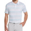 Pga Tour Gradient-stripe Golf Polo Bright White/Blue