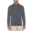 Pga Tour Jacquard Long-sleeve Polo Grey Heath