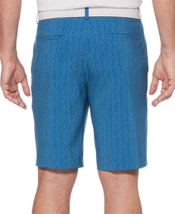 Pga Tour Micro-print Shorts Dark Blue thumbnail 2