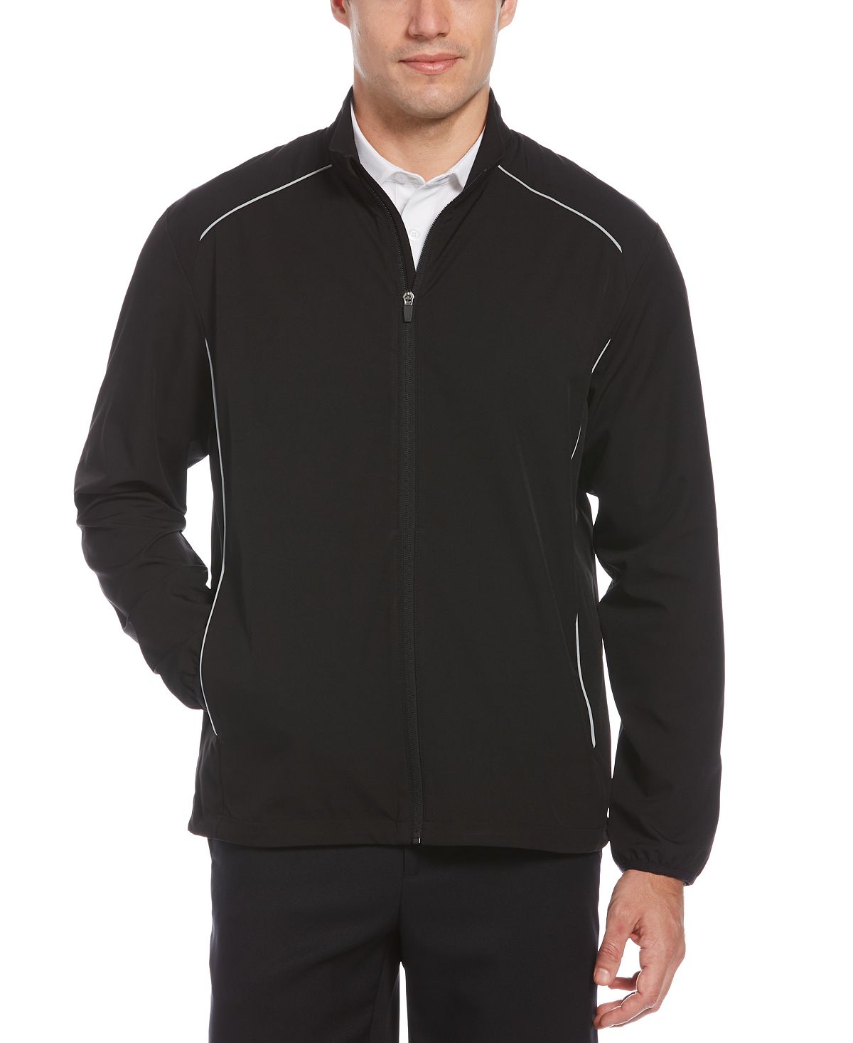Pga Tour Water-repellent Stretch Golf Jacket Caviar