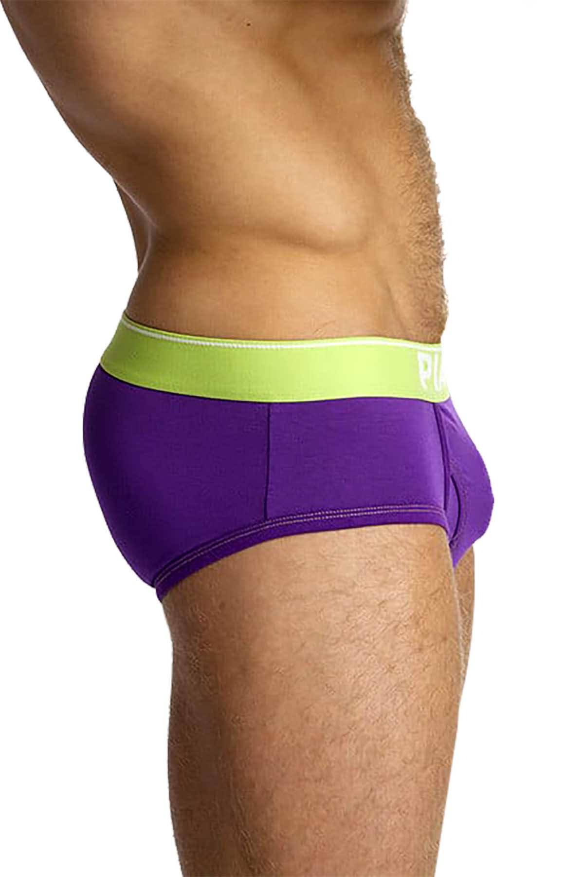 Piado Purple/Lime Brief