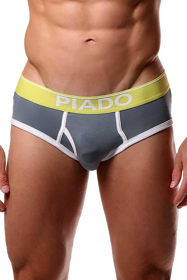 Piado Slate Grey/Chartreuse Brief