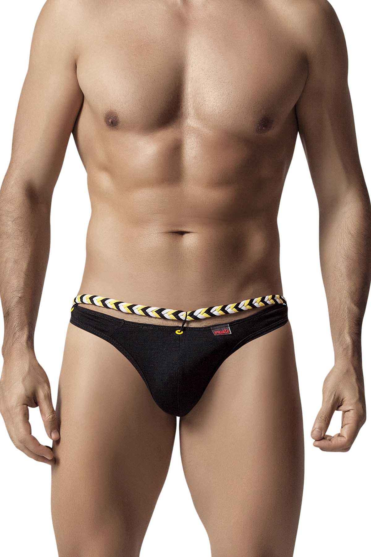 Pikante Black Cygnus Thong