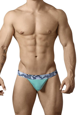 Pikante Mint-Green/Camo-Band Informal Suspensory Air Thong thumbnail 1