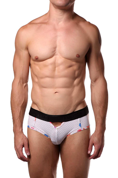 Pikante White Carabine Brief