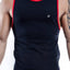 Pistol Pete Black/Red Contrast-Trim Tank Top