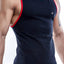 Pistol Pete Black/Red Contrast-Trim Tank Top