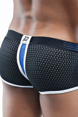 Pistol Pete Black Sporty-Mesh Cut-Out Trunk thumbnail 4