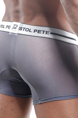 Pistol Pete Grey/Red Contrast Sheer Mesh Trunk thumbnail 2