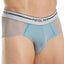 Pistol Pete Grey/Turquoise Mesh Bikini Brief