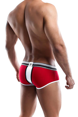 Pistol Pete Red/White Center Stripe Square Brief thumbnail 2