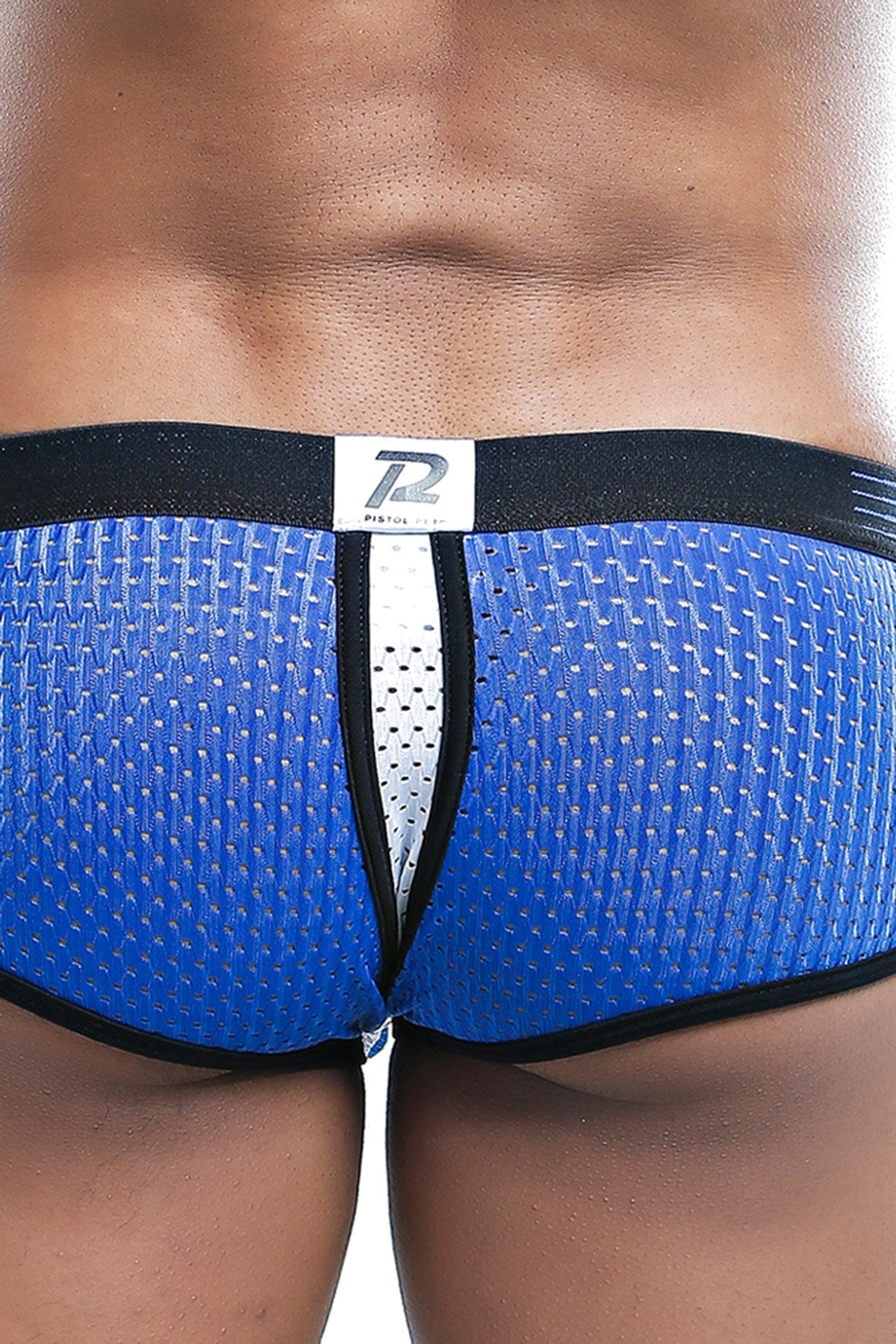 Pistol Pete Royal Blue Sporty-Mesh Cut-Out Trunk