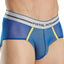 Pistol Pete Royal-Blue/Yellow Mesh Bikini Brief