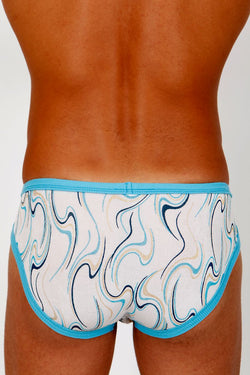 Pistol Pete Turquoise Ripple Brief thumbnail 2