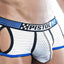 Pistol Pete White Sporty-Mesh Cut-Out Trunk