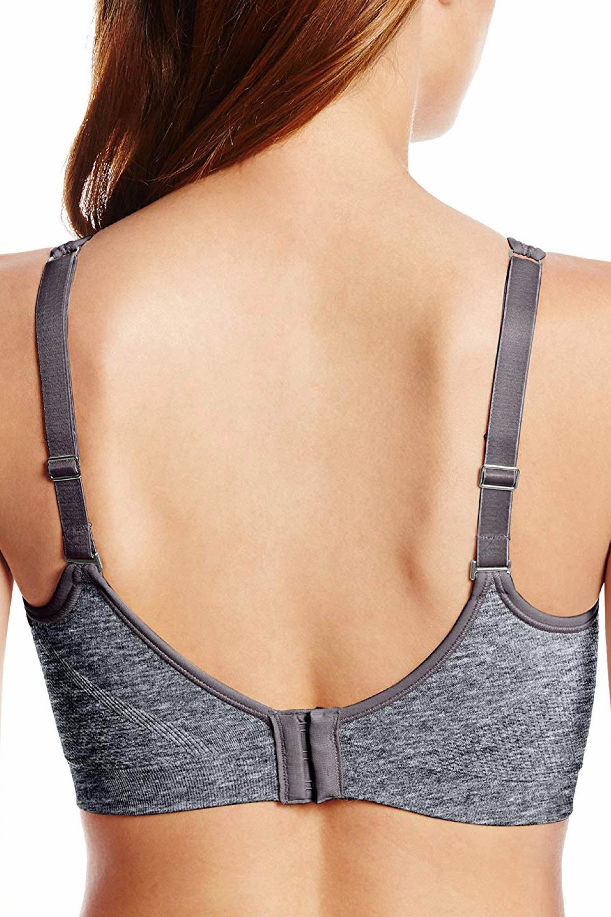 Playtex Gravel-Heather-Grey Play Funwinder Seamless Wirefree Bra