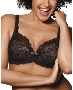 Playtex Love My Curves Beautiful Lift Unlined Underwire Bra Us4825 Black thumbnail 1