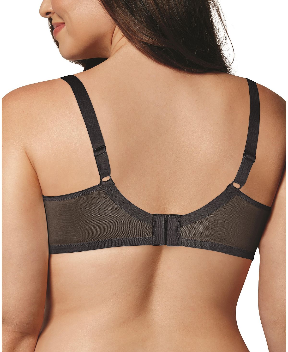 Playtex Love My Curves Side-Smoothing Embroidered Underwire Bra