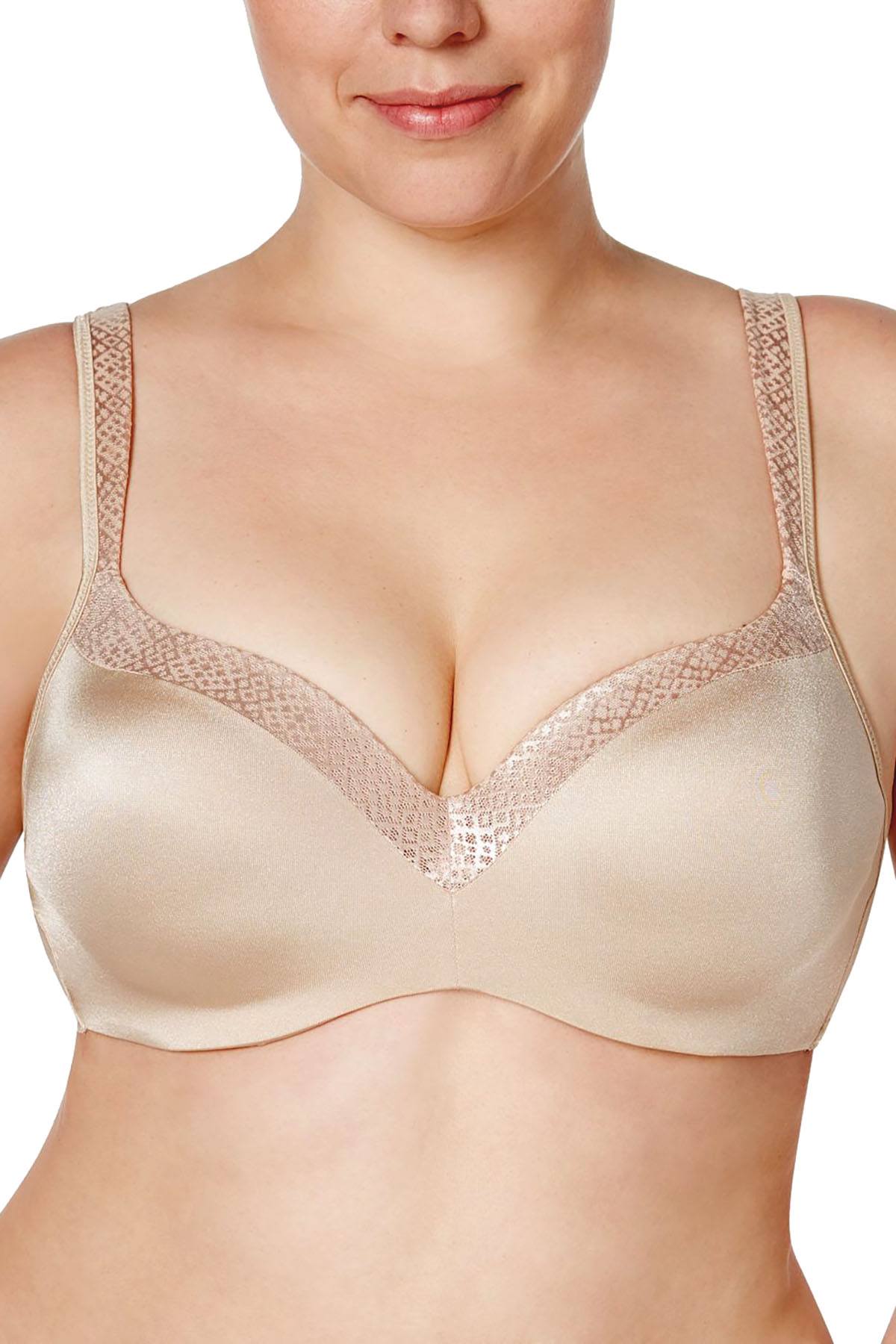 Playtex Love My Curves Original Balconette Underwire Full Coverage Bra in Over The Taupe