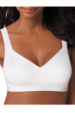 Playtex White 18-Hour Active Comfort Wire-Free Convertible Straps Bra thumbnail 1