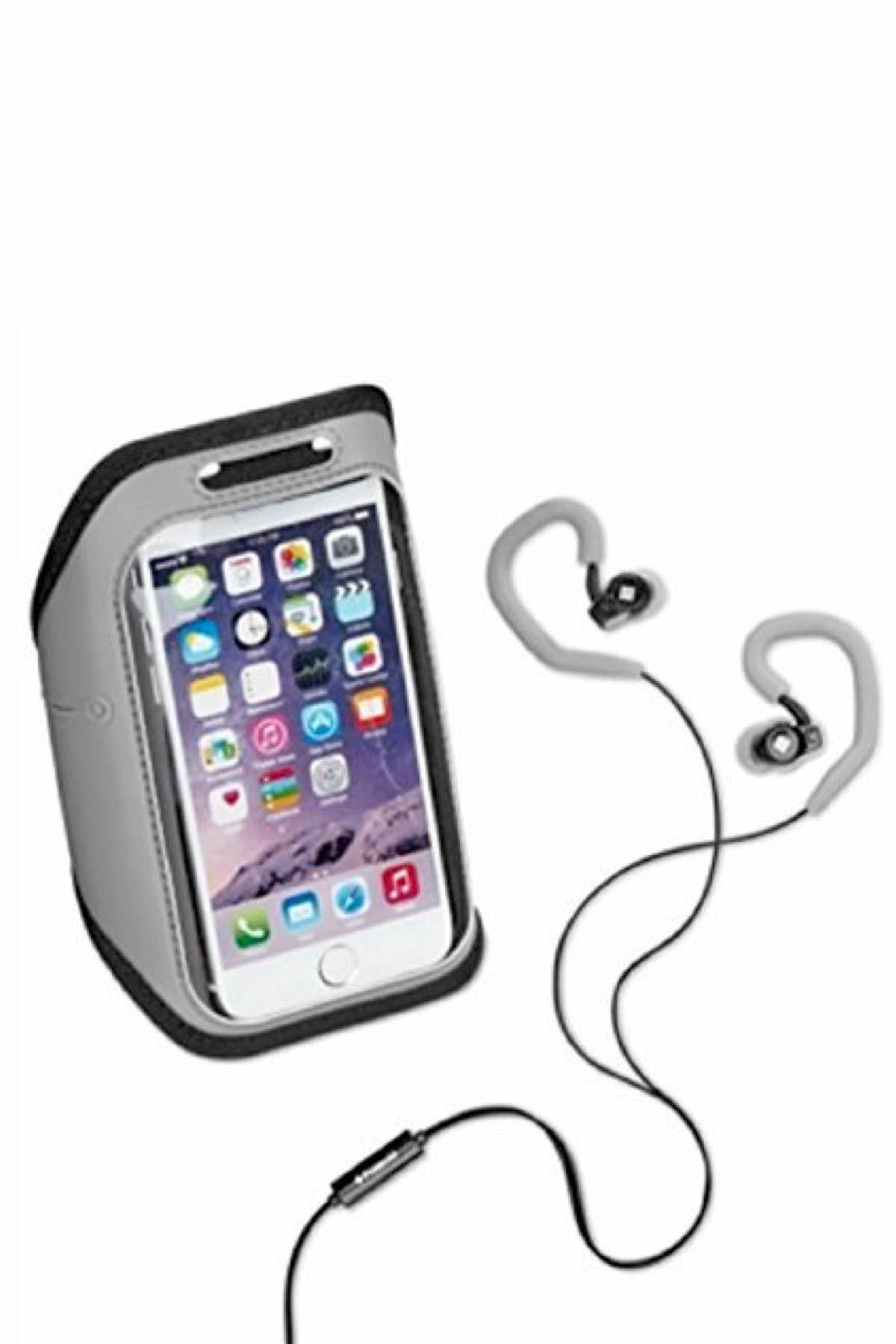 Polaroid Gray Armband And Earbuds Set