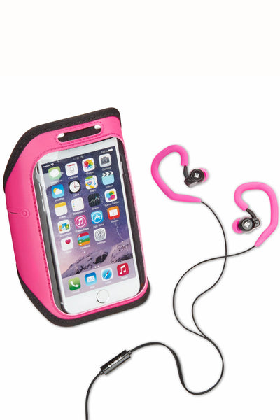 Polaroid Pink Armband And Earbuds Set