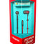 Polaroid Red Metallic Premium Sound Earbuds with Microphone