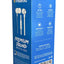 Polaroid White Metallic Premium Sound Earbuds with Microphone
