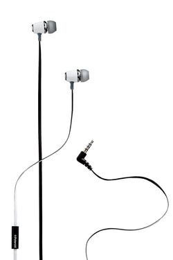 Polaroid White Metallic Premium Sound Earbuds with Microphone thumbnail 2