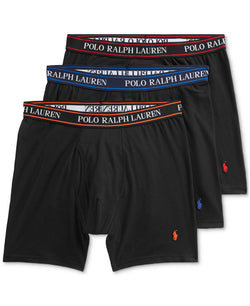 Polo Ralph Lauren 3-pk. Classic Stretch Boxer Briefs Polo Black thumbnail 1
