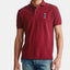Polo Ralph Lauren Basic Slim Fit Mesh Bear Polo Shirt Classic Wine