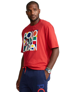 Polo Ralph Lauren Big & Tall Classic-fit Logo Graphic T-shirt Rl 2000 Red thumbnail 1
