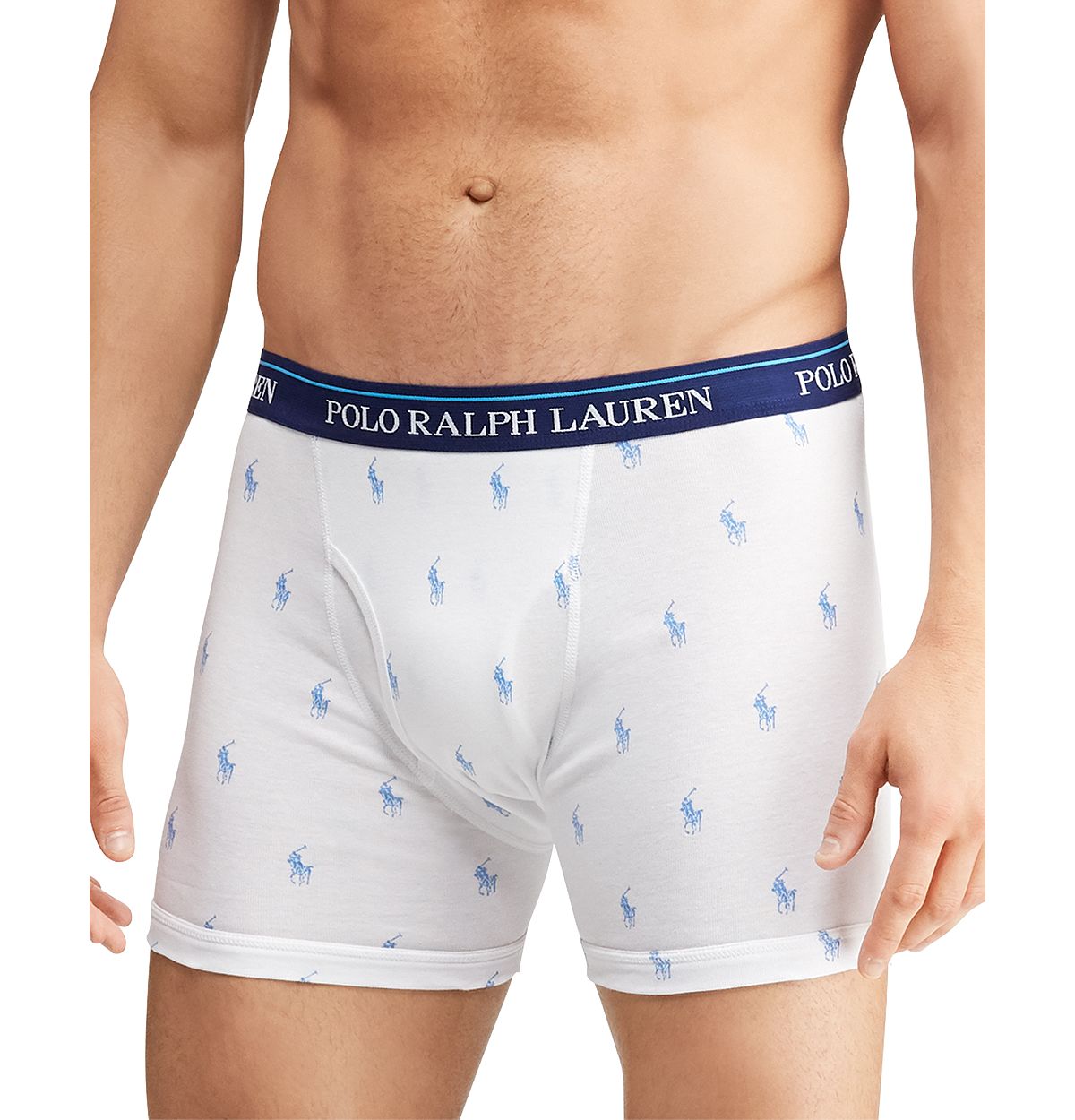 Polo Ralph Lauren Boxer Briefs Pack Of 3 Blue/Pink/White