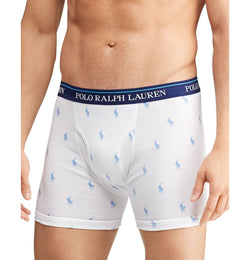 Polo Ralph Lauren Boxer Briefs Pack Of 3 Blue/Pink/White thumbnail 1