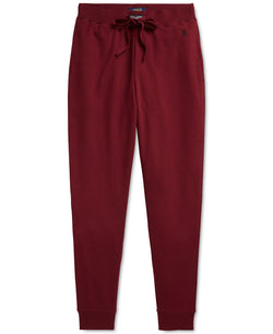Polo Ralph Lauren Brushed Fleece Jogger Pajama Pants Classic Wine thumbnail 1