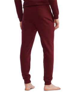 Polo Ralph Lauren Brushed Fleece Jogger Pajama Pants Classic Wine thumbnail 3