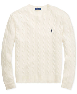 Polo Ralph Lauren Cable Wool-cashmere Sweater Andover Cream thumbnail 2