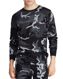 Polo Ralph Lauren Camo Long-sleeve Crewneck Tee Grey Surplus Camo thumbnail 1