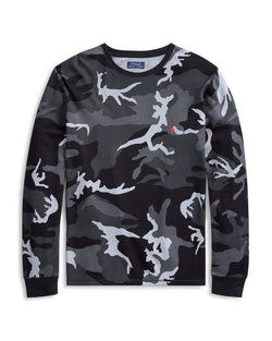 Polo Ralph Lauren Camo Long-sleeve Crewneck Tee Grey Surplus Camo thumbnail 2