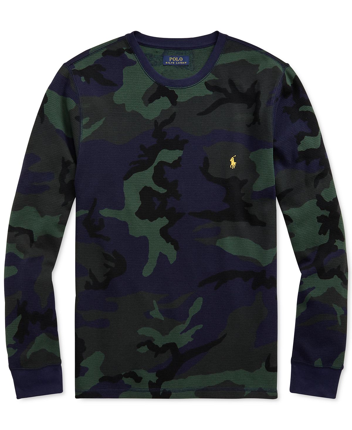 Polo Ralph Lauren Camo Long-sleeve Sleep T-shirt Blackwatch Camo