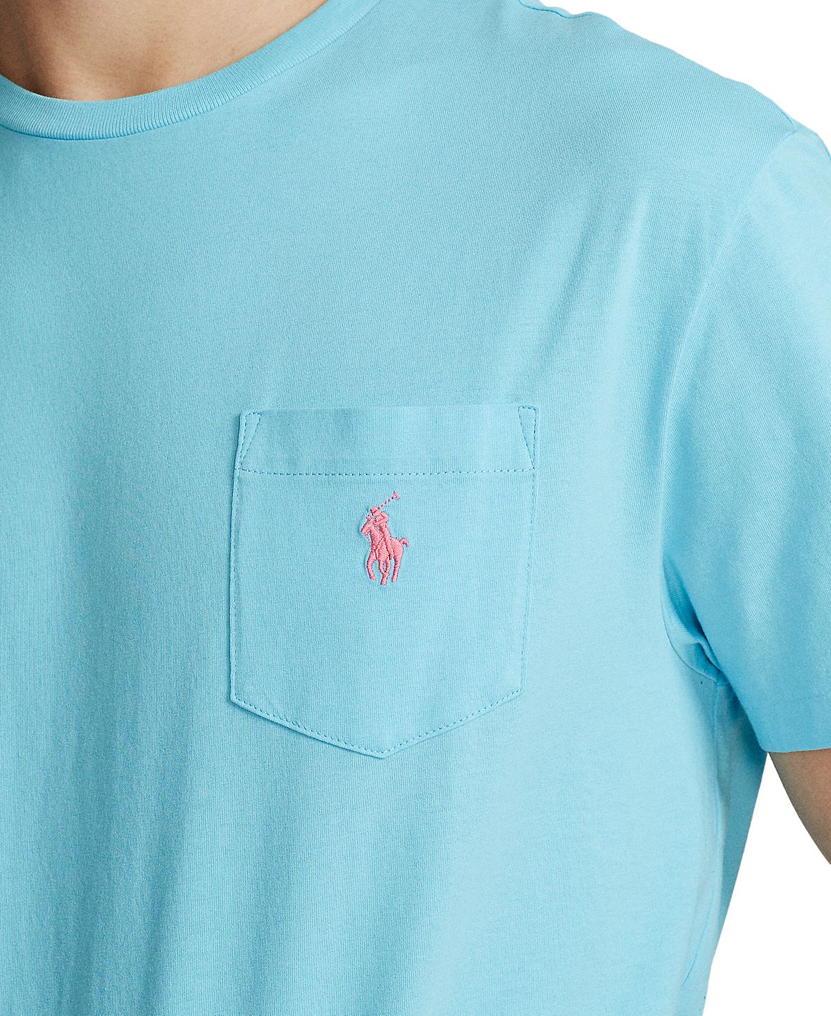 Polo Ralph Lauren Classic Fit Crew Neck Pocket T-shirt French Turquoise