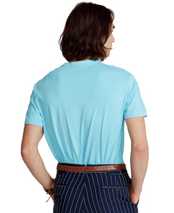 Polo Ralph Lauren Classic Fit Crew Neck Pocket T-shirt French Turquoise thumbnail 4