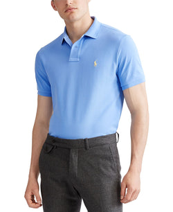 Polo Ralph Lauren Classic Fit Mesh Polo Cabana Blue thumbnail 1