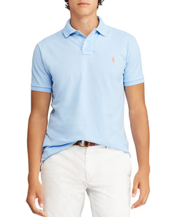Polo Ralph Lauren Classic Fit Mesh Polo Light Blue thumbnail 1