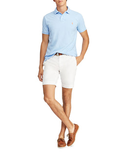 Polo Ralph Lauren Classic Fit Mesh Polo Light Blue thumbnail 3