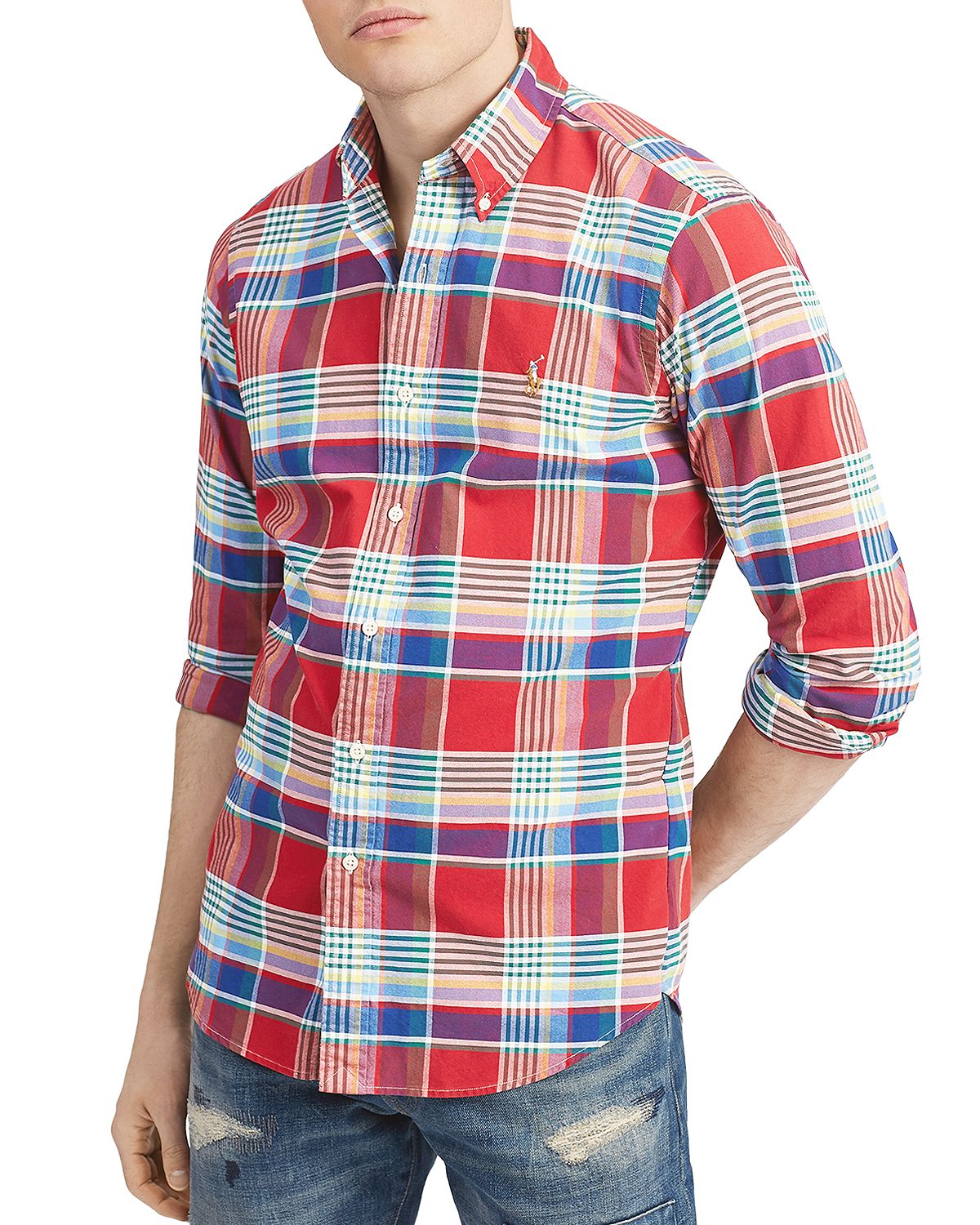 Polo Ralph Lauren Classic Fit Plaid Button-down Shirt Multi